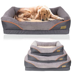 29-47" High Density Orthopedic Sofa Dog Bed Large Waterproof Pet Sleeping Bed XL