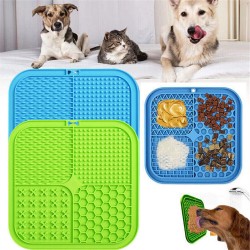 2x Large Dog Pet Lick Mat Pad Anti-Anxiety Toy Boredom Buster Treat Slow Feeder