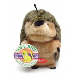 Aspen Soft Bite Grunting Hedgehog Plush Dog Toy, Large